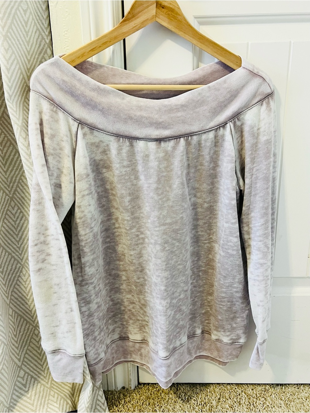 Soft Surroundings Women's Boatneck Soft Pullover Sweater Washed Mauve Small